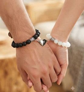 Magnetic Heart Couple Bracelets
