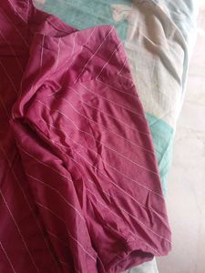 Beautiful Pink Striped short kurti
