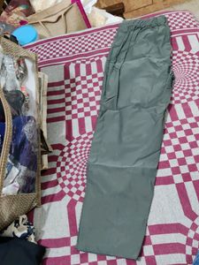 Olive Green Nylon Pants