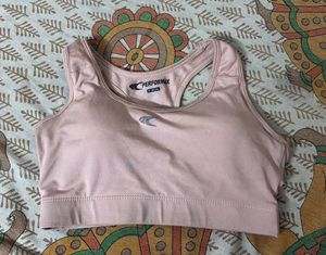 Pink Textured Top for Gym