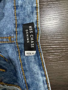 Distressed Denim Shorts