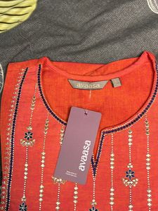 Orange Kurti