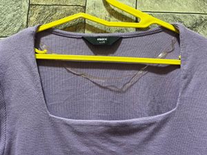 Lavendar Knit long sleeves top