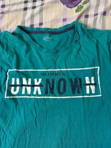 Green 'The Future Is Unknown' T-Shirt