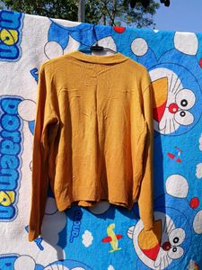 Mustard Cardigan Sweater