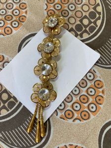 Golden Flower Brooch