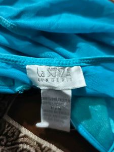4410. Teal Lace Corset with Garter Straps