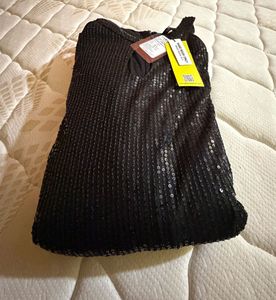 Sparkling Black Sequin Party Dress