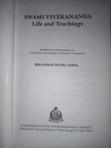 Swami Vivekananda Life and Teachings