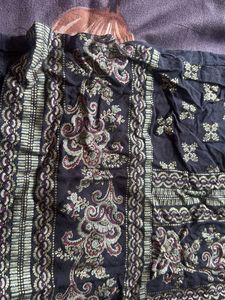 Navy Blue Printed Kurti