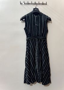 Chic Striped Midi Dress