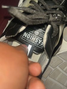 black white sneakers