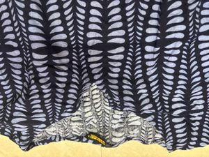 Contemporary Abstract Print Long-Sleeve Top