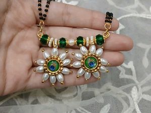 Elegant Peacock Pearl Jewelry Set
