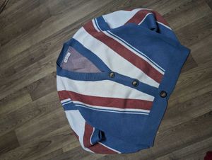 Striped Knit Cardigan