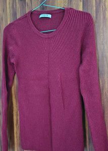 Ribbed Knit Long Sleeve Top