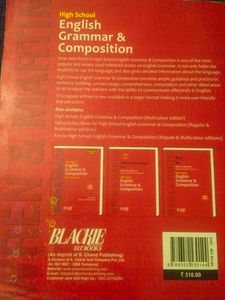World's Best English Grammar Book by Wren&amp;Martin