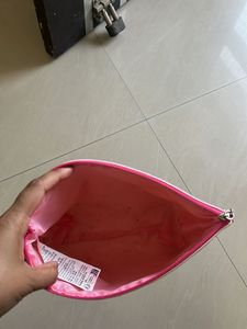 Cute Pink Tulip Garden Pouch