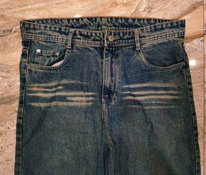Wide Leg Denim Jeans