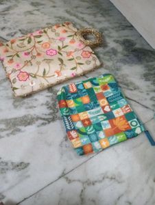 Embroidered &amp; Printed Clutches Set