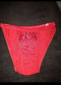 Combo of 2 Red Lace Detail Briefs