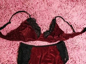Velvet Lingerie Set