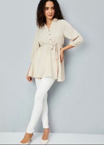 max new cream colour dress for women