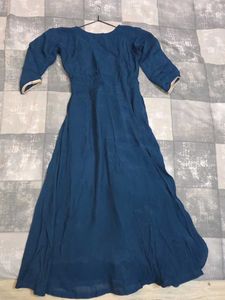 Elegant Teal Kurta Set with Embellishments
