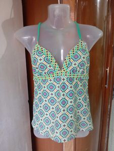 Boho Print Swim Top
