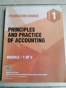✨CA Foundation Course Books – Complete book set