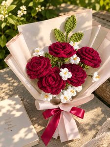 Crocheted Flower Bouquet