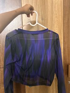 sheer crop top