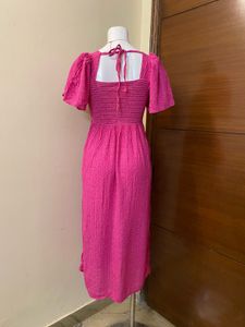 Chic Smocked Midi Dress 🎀