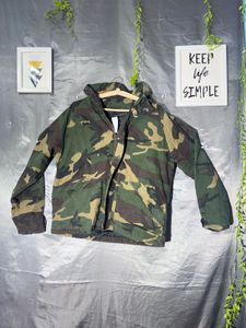 Men's Camo Military Jacket hooded