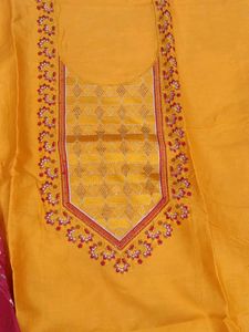 Yellow Embroidered Kurta Set