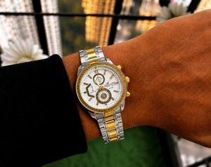 Men's Two-Tone Chronograph Watch