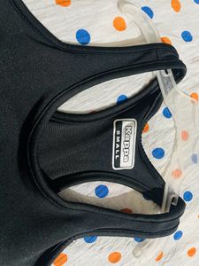 Women Black Kappa Padded Sando