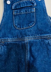 Cute Denim Overalls Dress