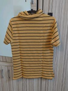 Striped Mustard T-Shirt