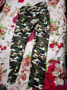 Camouflage Print Pants