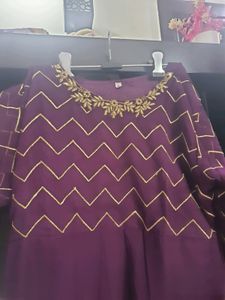 Ethnic gorgette dress size xl