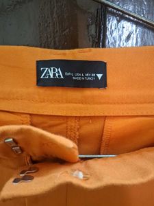 Orange Flare Pants