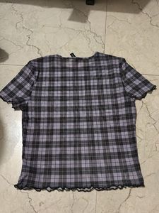 Chic Plaid Cropped Top