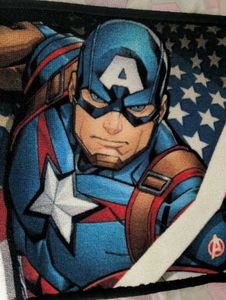 Captain America Marvel Door Mat