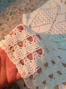 Chic White Crochet Knit Top