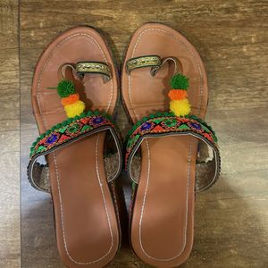 Embellished Ethnic Sandals