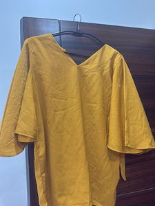 Stylish Yellow Bell Sleeve Top