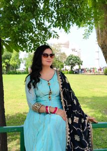 Beautiful Sky Blue Kurta Set