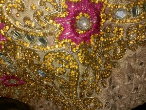 Party Wear Golden 3 piece suit