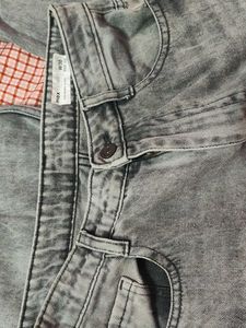 Max Grey wide leg jeans